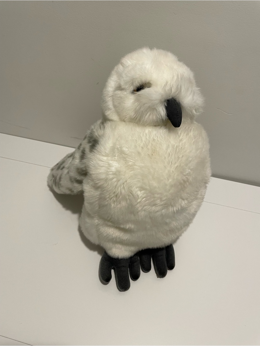 Harry Potter Wizarding World Universal Studios White Owl Hedwig Puppet 10"